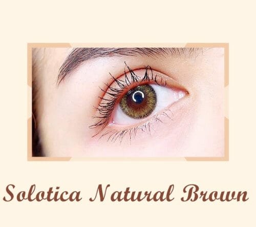 Solotica Natural Brown 15mm Contact Lens