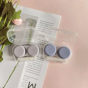 Lens Case Transparent 3 in 1 Random